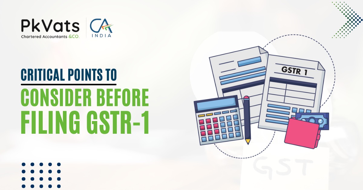 Critical Points to Consider Before Filing GSTR 1